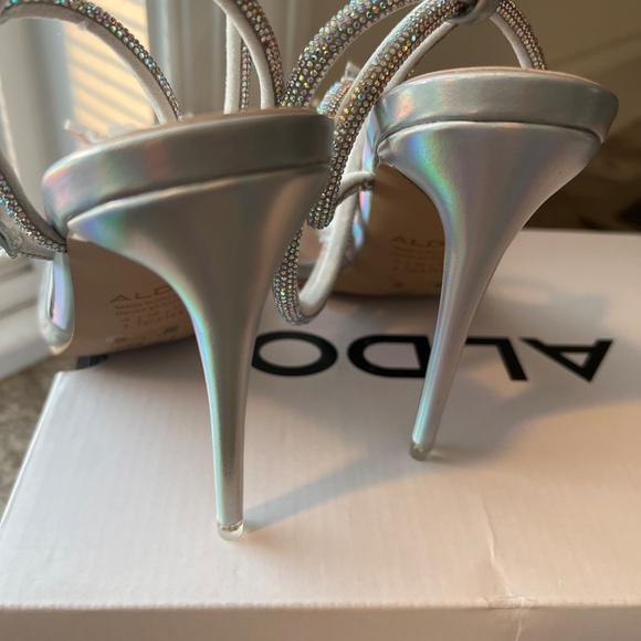 Clear Strappy stiletto heel - Picture 5 of 7